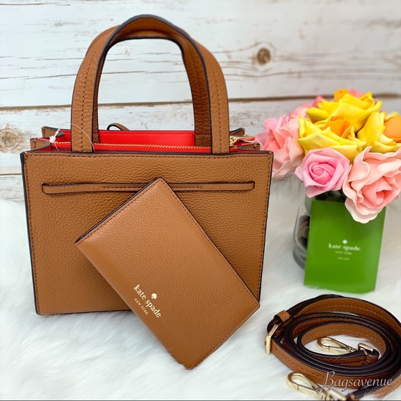 Kate spade SET hayes mini satchel small wallet - Picture 3 of 8